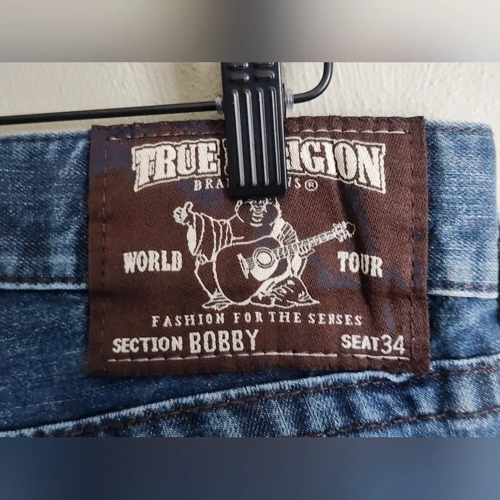 True Religion Vintage Bobby Bootcut Mens Jeans Size 31